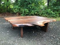 Large George Nakashima Style Coffee Table 5 small
