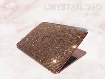 12" Mac Crystallized Laptop Case Macbook Apple Tech Bling Genuine European Crystals Bedazzled 1 small