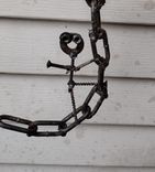 Just Hanging In There Metal Art 3 small