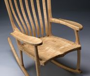 Tiger Maple Rocking Chair 2 small