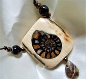 Fossil Ammonite Mammoth Pendant 1 small