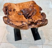 Large Burl-Top Studio Coffee Table 3 small