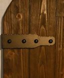 Wrought Iron Gate Hinge; Rustic "Old World" Hand-Forged Hinges 1 small