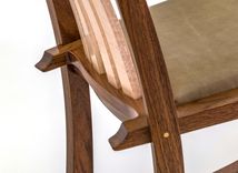 Scandinavian Style Rocking Chair With Long Elegant Rockers 2 small