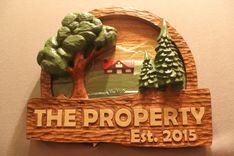 Property Signs, Home Signs, House Signs, Cabin Signs By Lazy River Studio 3 small