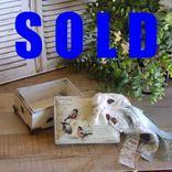 Vintage Song Bird Decorative Box French Country Decor 1 small