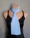 Powder Blue Chiffon Scarf 5 small