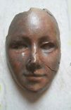 Death Masks, Made Of Air-Dry Clay, In Various Finishes And Distressed Surfaces 4 small
