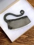 Firecreekforge.Com Hand Forged Ulu Knife Herb Chopper Cheese Knife From Upcycled 2 small