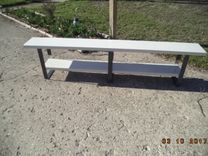 Industrial And Steel Bench Heavy Duty Bench Entryway Bench Hallway Bench Wood And Steel Bench 6 small