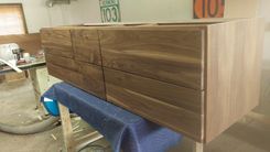Free Standing Walnut Vanity 4 small