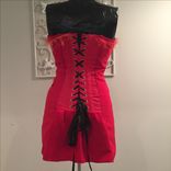 Witch, Devil, Red Fairy, Masquerade, Halloween Costume 2 small