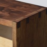 Platform Storage Bed Maple And Walnut 3 small