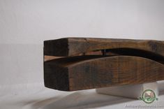 Unique Mantel With Reclaimed Wood And Metal Wave 6 small