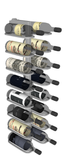 (Floor To Wall / Pillar Series) Double Bottle Cork Facing Wine Display 1 small