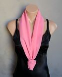 Pink Chiffon Scarf 4 small