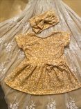 Toddler Handmade Dress With Matching Leggings 2 small