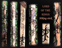 Walking Stick, Hiking Stick, Wood Anniversary, Anniversary Gift, Husband, Gift, Hiker ,Retirement 2 small