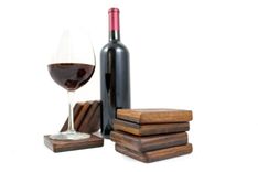 Wine Barrel Coasters - Made From Retired Napa Large Oak Wine Tank Barrels 2 small