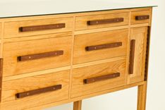 White Oak Buffet 3 small