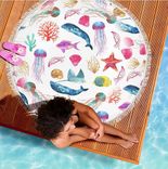 Summer Beach Towel Vacation Pool Beach Blanket Marine Aquatic Life Ocean Sea Treasure 4 small