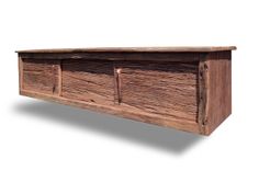 Rustic Floating Media Cabinet 6 small