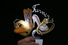 Cake Topper Special Theme Cowboy Boot Heel Multi Color Hand Drawn Graphic Custom Example 1 small