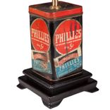 Vintage Phillies Cigar Tin Lamp 4 small