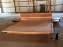 Maple Platform Bed With Floating Nightstands 1 small