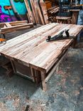 Custom Built Reclaimed Wood Farmhouse Table, Rustic Farmhouse Table 3 small