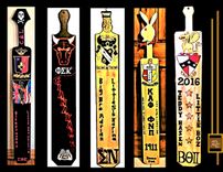 Custom, Fraternity Paddles, Hand Painted, Designed For You 2 small