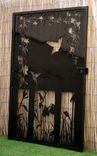 Artistic Steel Gate - Security Gate - Hummingbird Garden Gate - Wall Panel - Handmade 1 small