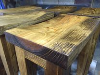 Reclaimed Pine Stool 4 small