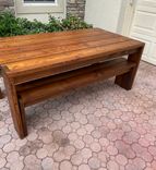 Cedar Wood Dining Table And Bench 3 small
