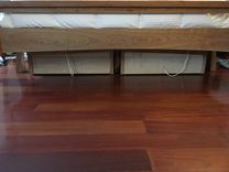 King Sized Cherry Bed With Curly Maple Headboard And Large Storage 4 small