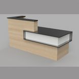 Santa Barbara Reception Desk, Office Desk, Retail Desk, Front Desk, Reception Counter 4 small