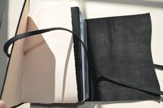 Personalized Study Journal Bible Black Leather Kjv, Nlt, Niv (Or Any Version)  (691) 6 small