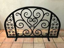 Full Arch Free-Standing Fireplace Screen 1 small