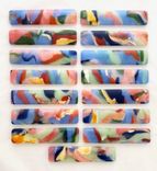 Fused Glass Drawer Knobs And Pulls  7 small