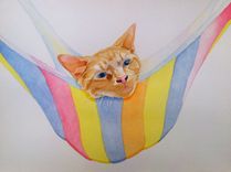 Original Watercolor Paintings By Artist Jason M Silverman 5 small