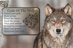 Wolf Custom Text Sign 2 small