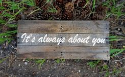 Reclaimed Barn Wood Sign. Made To Order 2 small