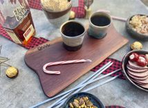 Whiskey Board With Custom Ceramic Cups 3 small