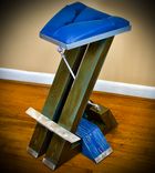 Custom Wood Metal Upholstered Bar Stool Hightop Chair 1 small