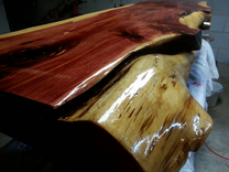 Live Edge Eastern Red Cedar Floating Mantle 3 small