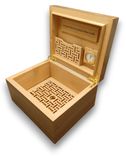 50 Count Custom Humidor In Walnut Made In The U.S. Free Engraving And Shipping. 2 small
