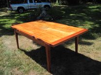 Douglass Fir And Sa Mahogany Dining Table 4 small