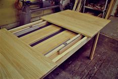 Contemporary Extension Plank Dining Table 2 small