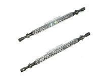 Crystallized Car Support Rods Front Splitter Bling Genuine European Crystals Bedazzled 1 small