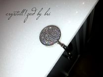 Crystallized Handbag Hook Purse Table Holder Bling Genuine European Crystals Bedazzled 1 small